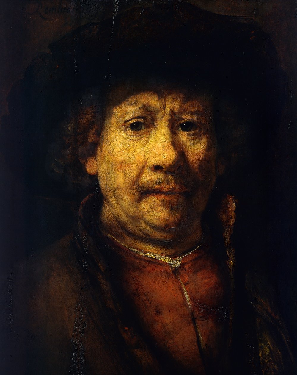 Selvportrett av Rembrandt Harmensz. van Rijn