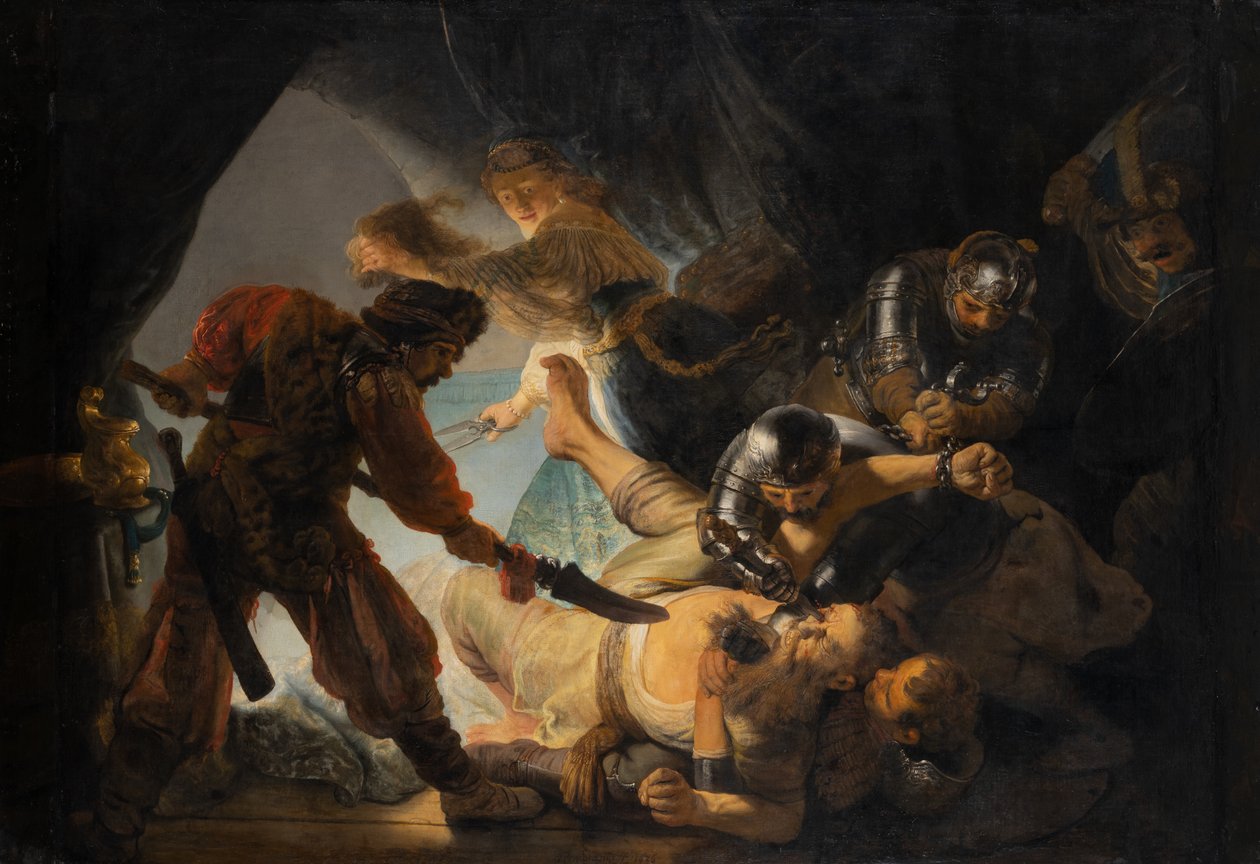 Samsons blinding av Rembrandt Harmensz. van Rijn