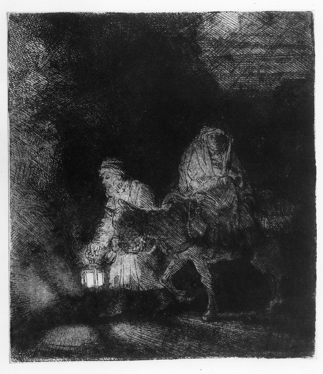 Flykten til Egypt av Rembrandt van Rijn