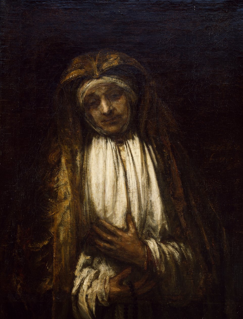 Sorgens jomfru av Rembrandt Harmensz. van Rijn