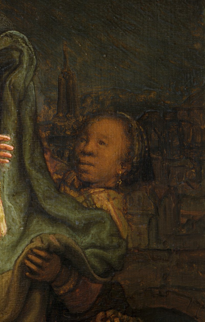 Besøket, detalj av Rembrandt van Rijn