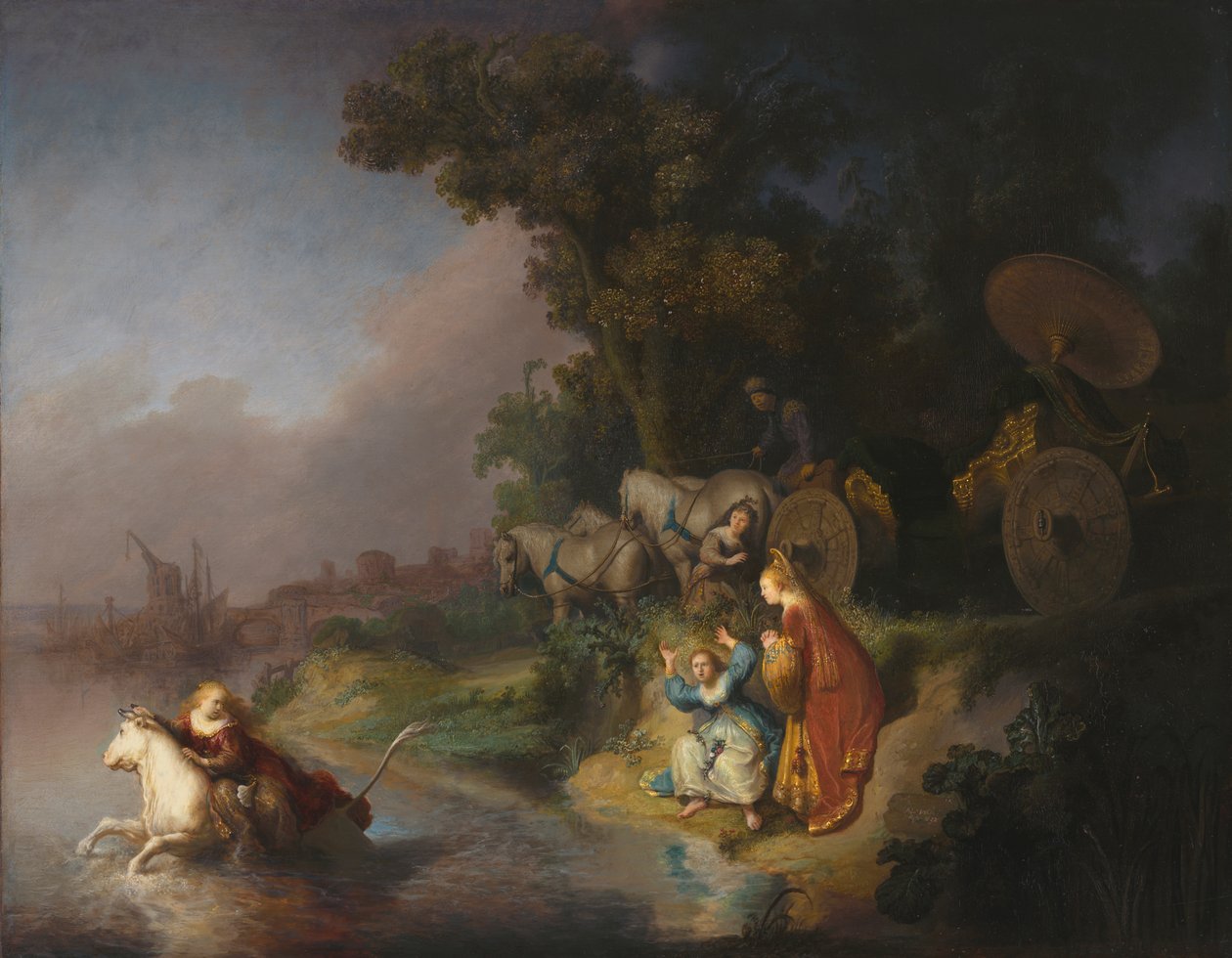 Bortføringen av Europa av Rembrandt van Rijn