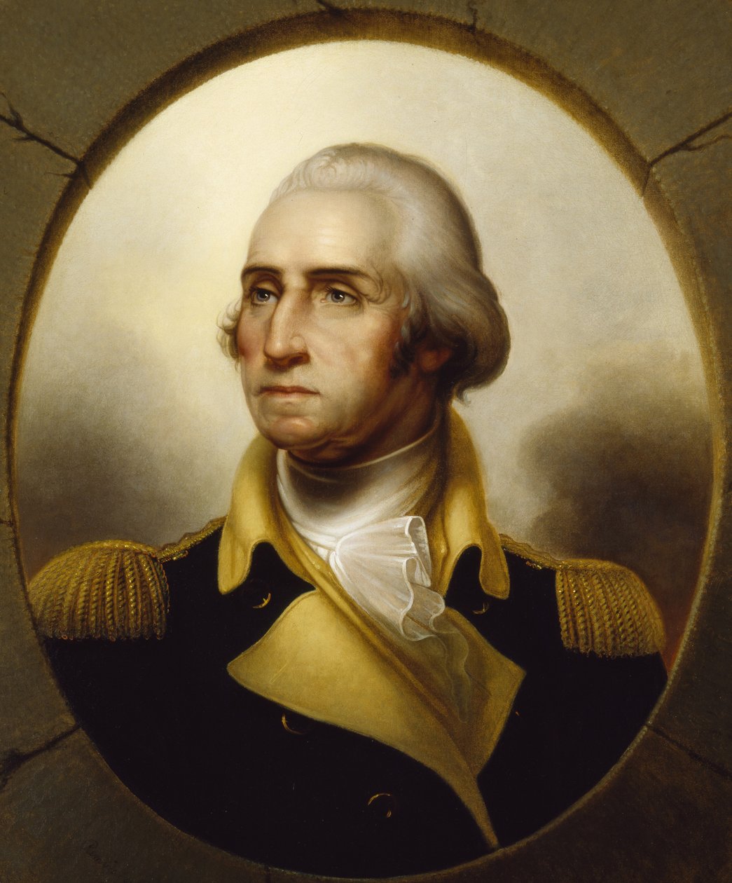 George Washington, ca. 1850 (olje på lerret) av Rembrandt Peale
