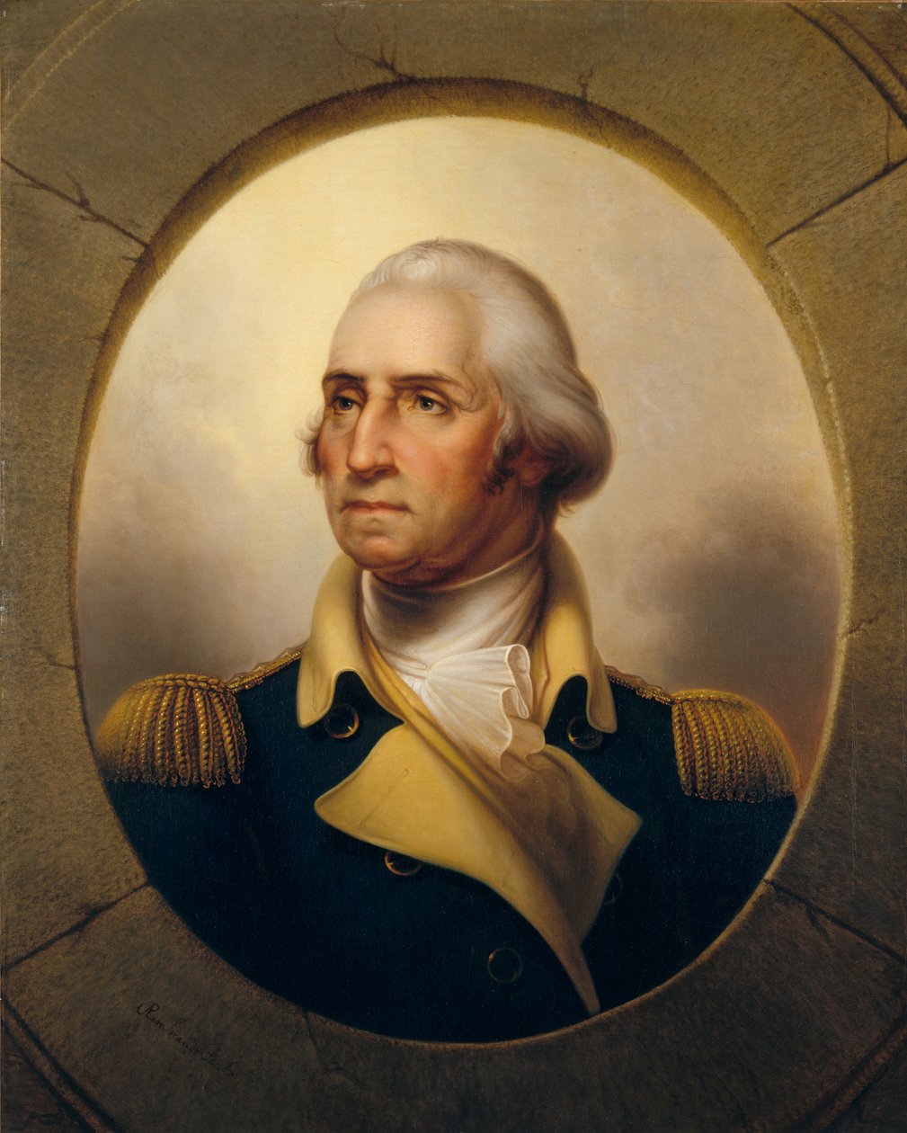 George Washington, ca. 1846. av Rembrandt Peale
