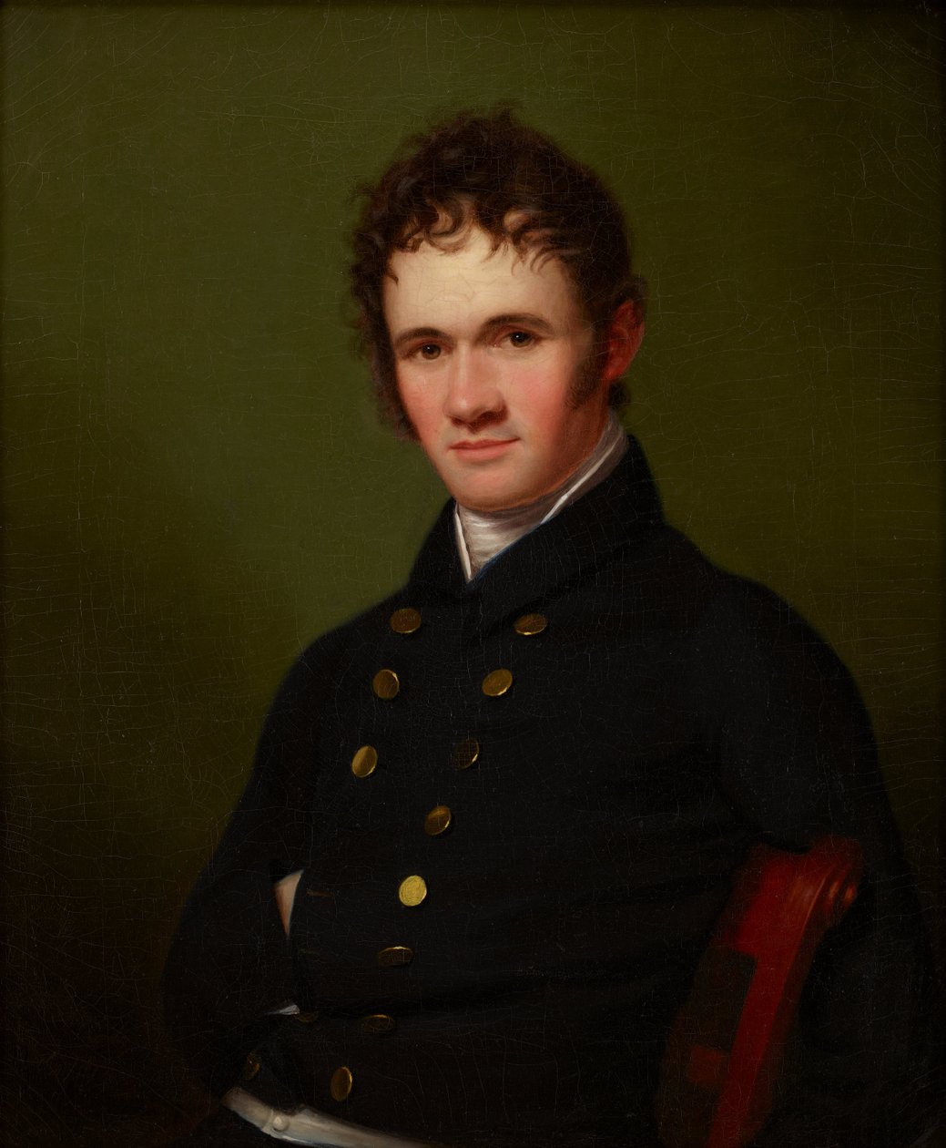 Portrett av kommandør Lewis Warrington av Rembrandt Peale