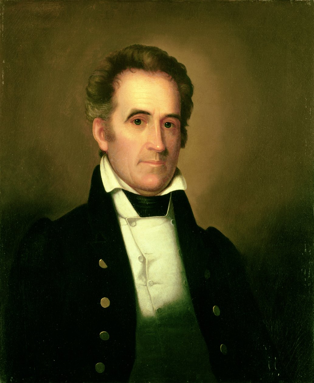 Portrett av Richard Mentor Johnson av Rembrandt Peale