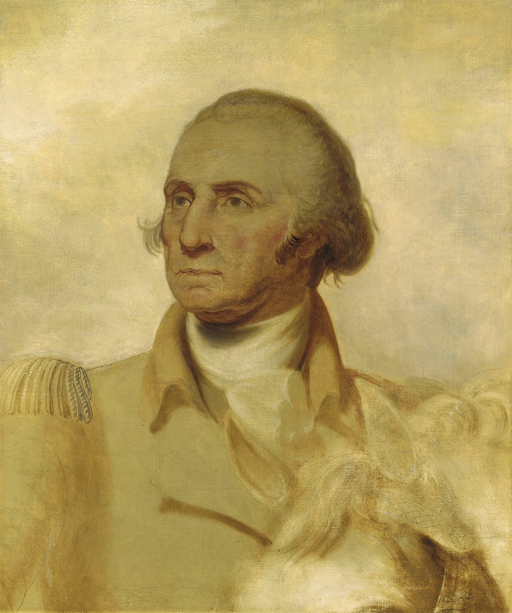Skisse for et portrett av George Washington av Rembrandt Peale