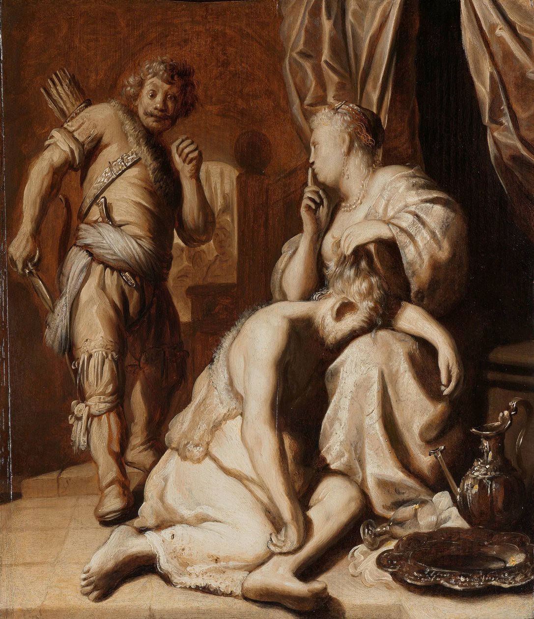 Samson og Delila av Rembrandt van Rijn (attributed to)