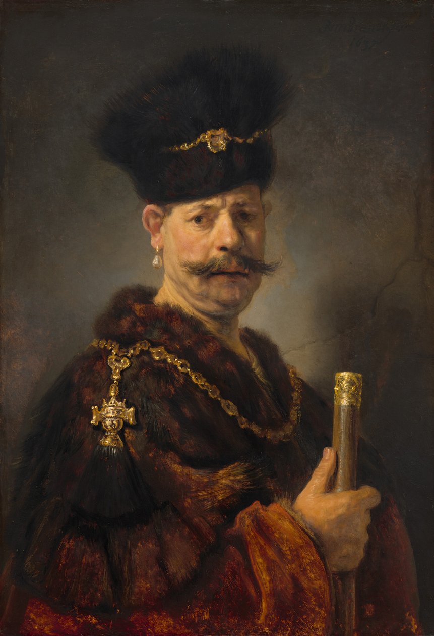 En polsk adelsmann av Rembrandt van Rijn