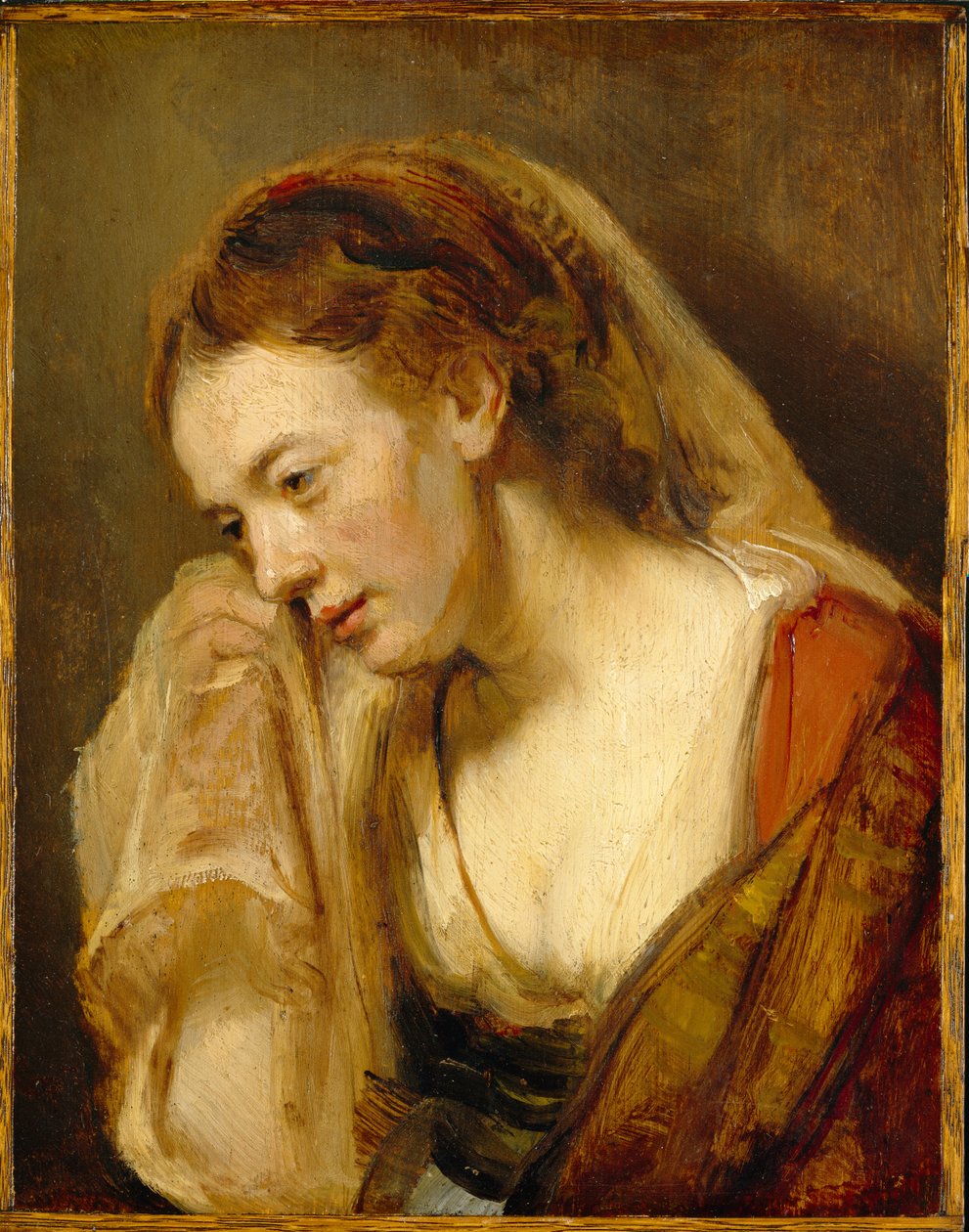 En kvinne som gråter, ca. 1647 av Rembrandt van Rijn