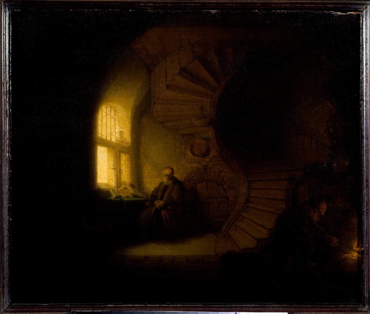 En filosof i meditasjon Maleri av Harmenszoon van Rijn dit Rembrandt (1606-1669) 1632 Søn. 0,28x0,34 m Paris, Louvre-museet av Rembrandt van Rijn