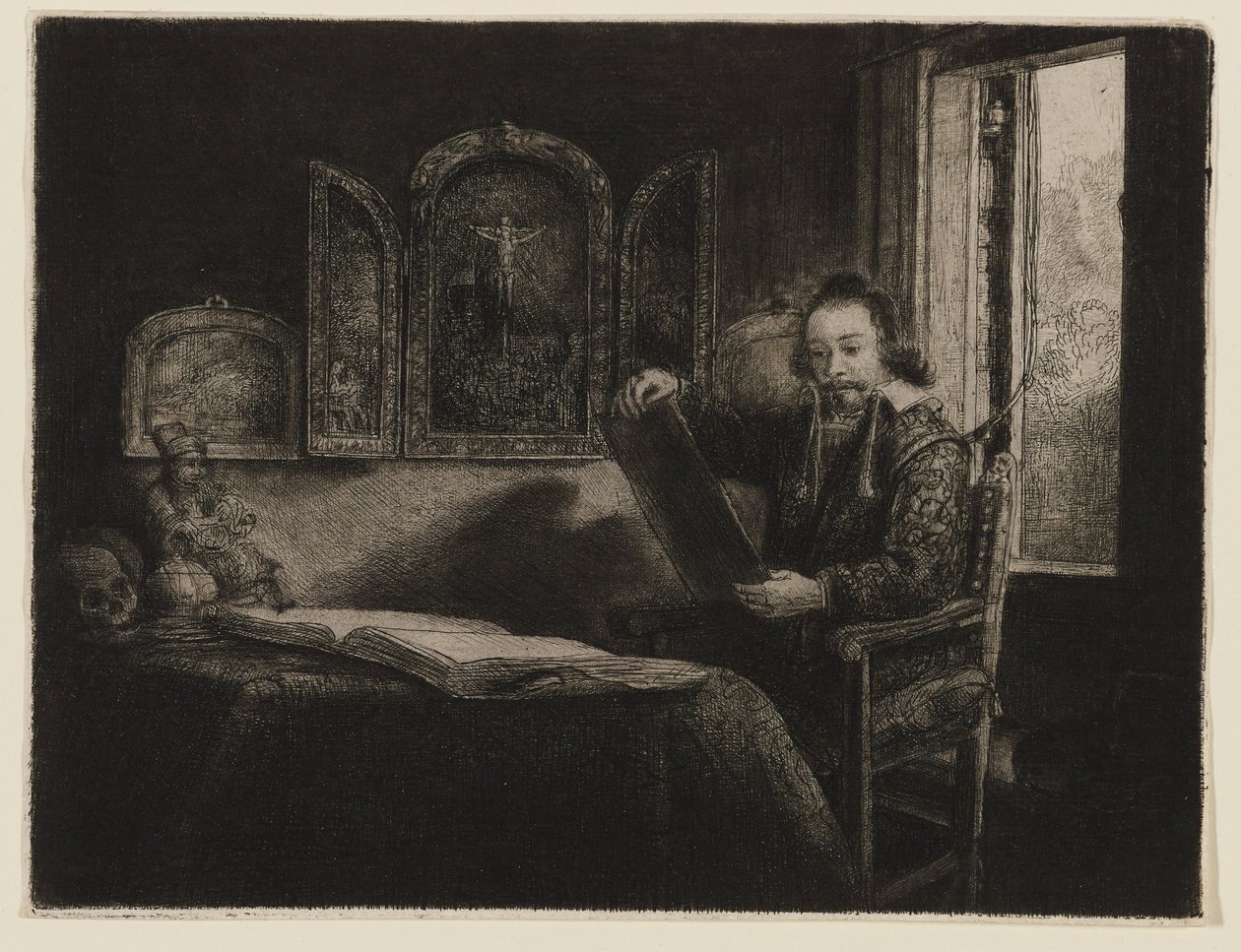 Abraham Francen av Rembrandt van Rijn