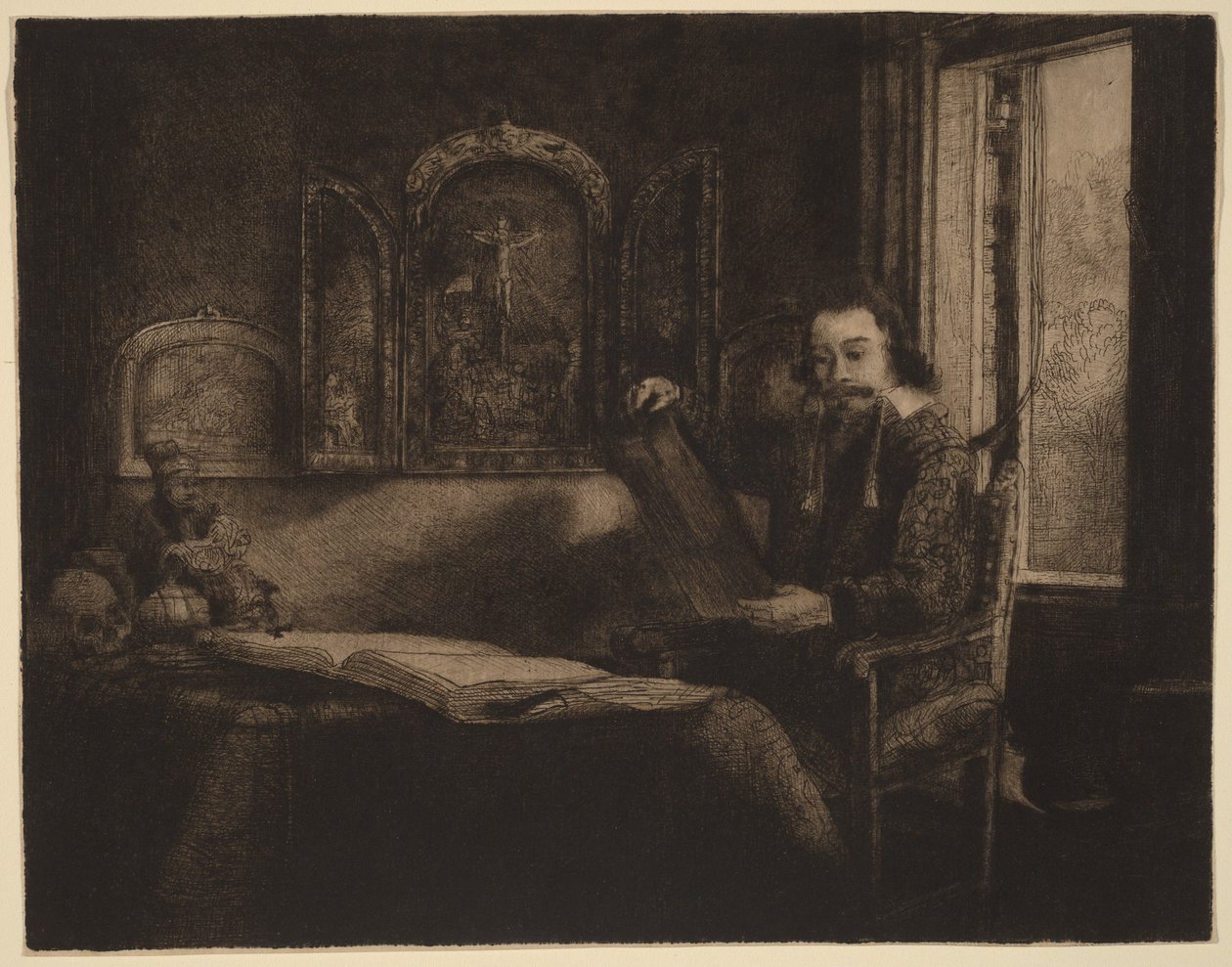 Abraham Francen av Rembrandt van Rijn