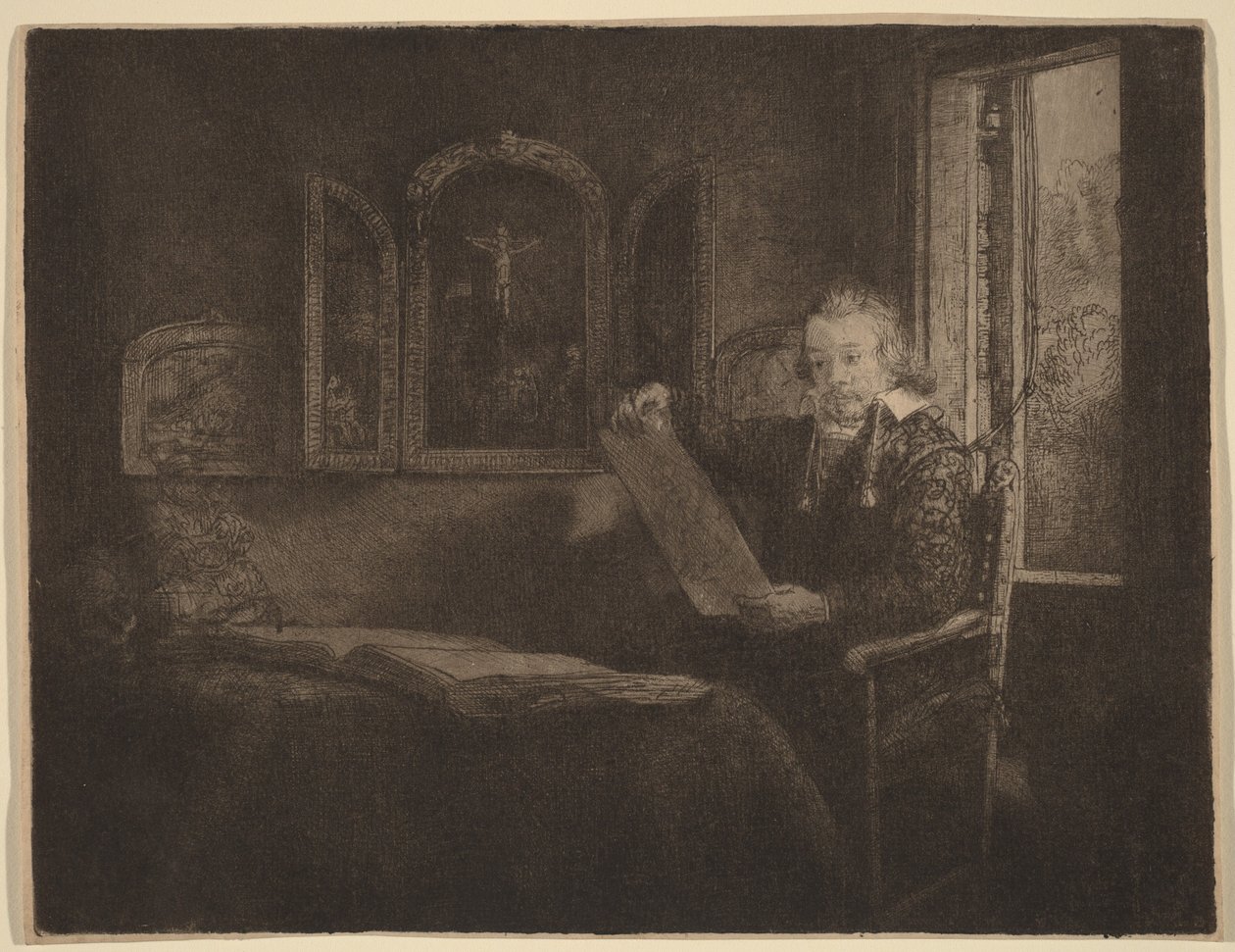 Abraham Francen av Rembrandt van Rijn