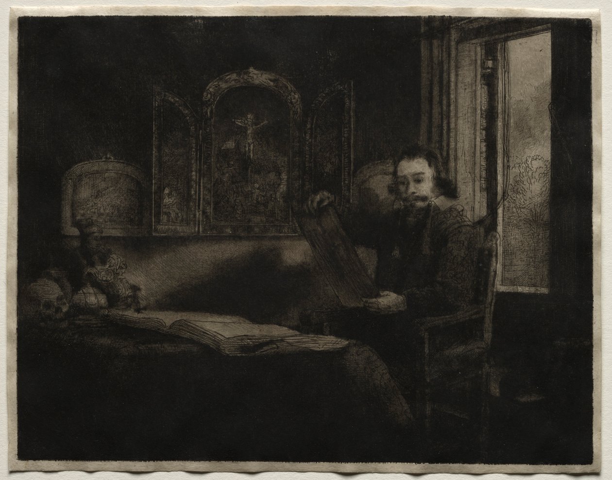 Abraham Francen, apotek, ca. 1657. av Rembrandt van Rijn