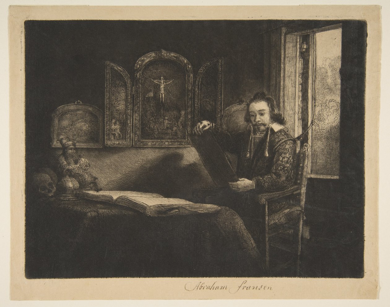 Abraham Francen, apotek, ca. 1656. av Rembrandt van Rijn
