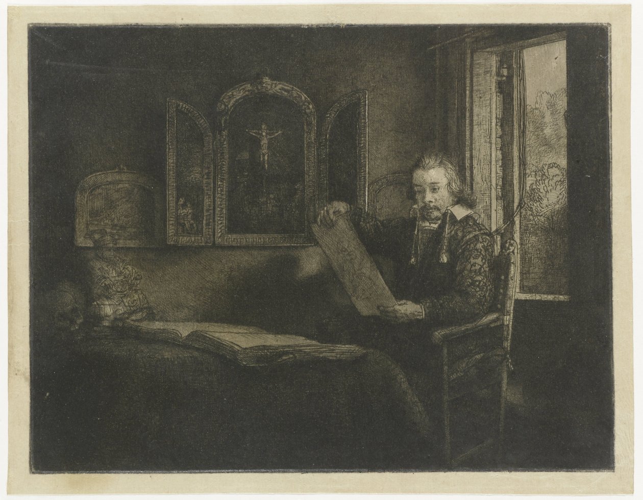 Abraham Francen, apoteker av Rembrandt van Rijn