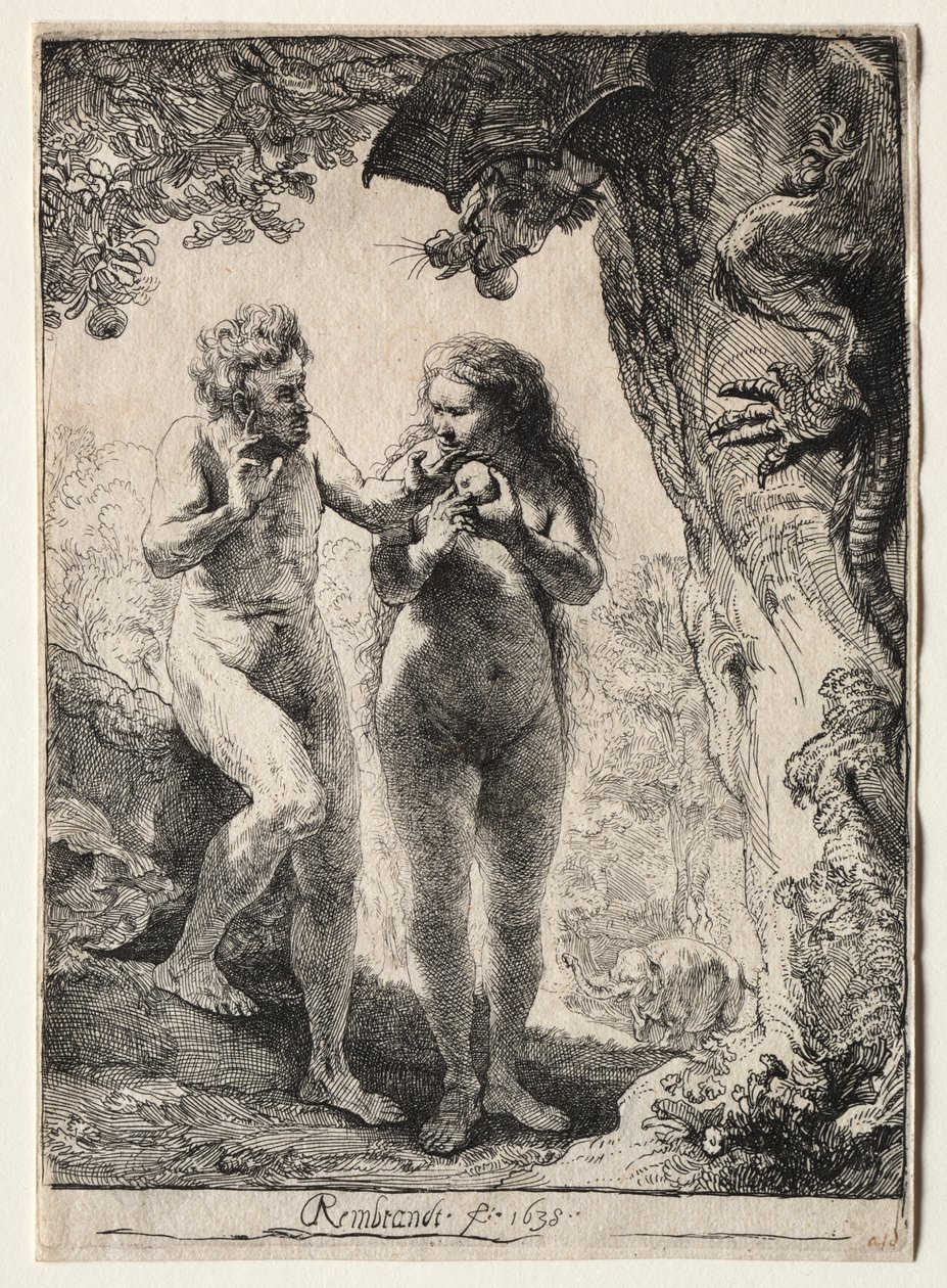 Adam og Eva av Rembrandt van Rijn