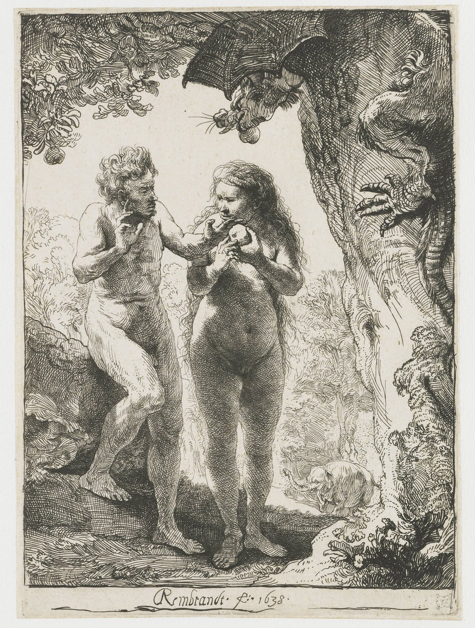 Adam og Eva av Rembrandt van Rijn