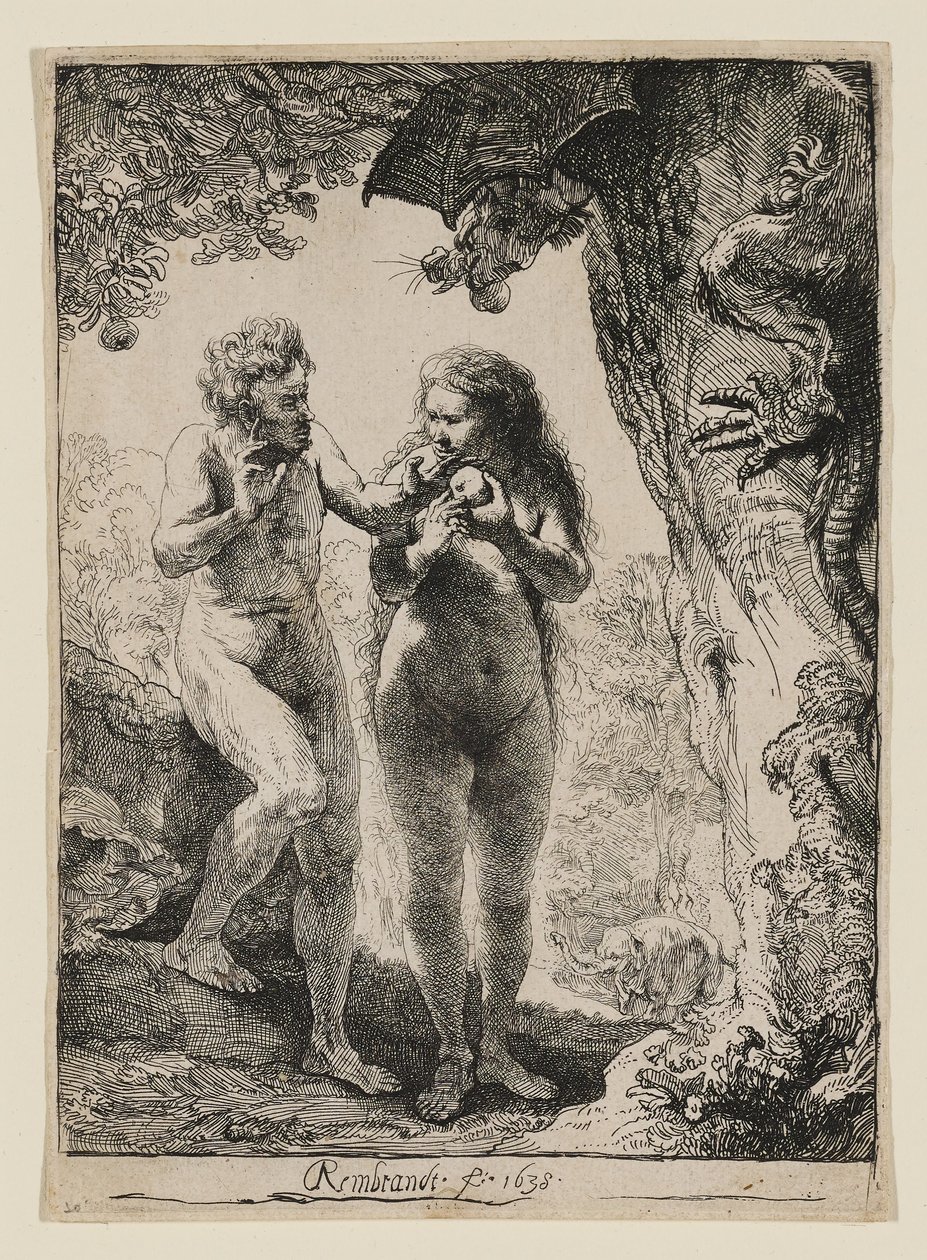 Adam og Eva av Rembrandt van Rijn
