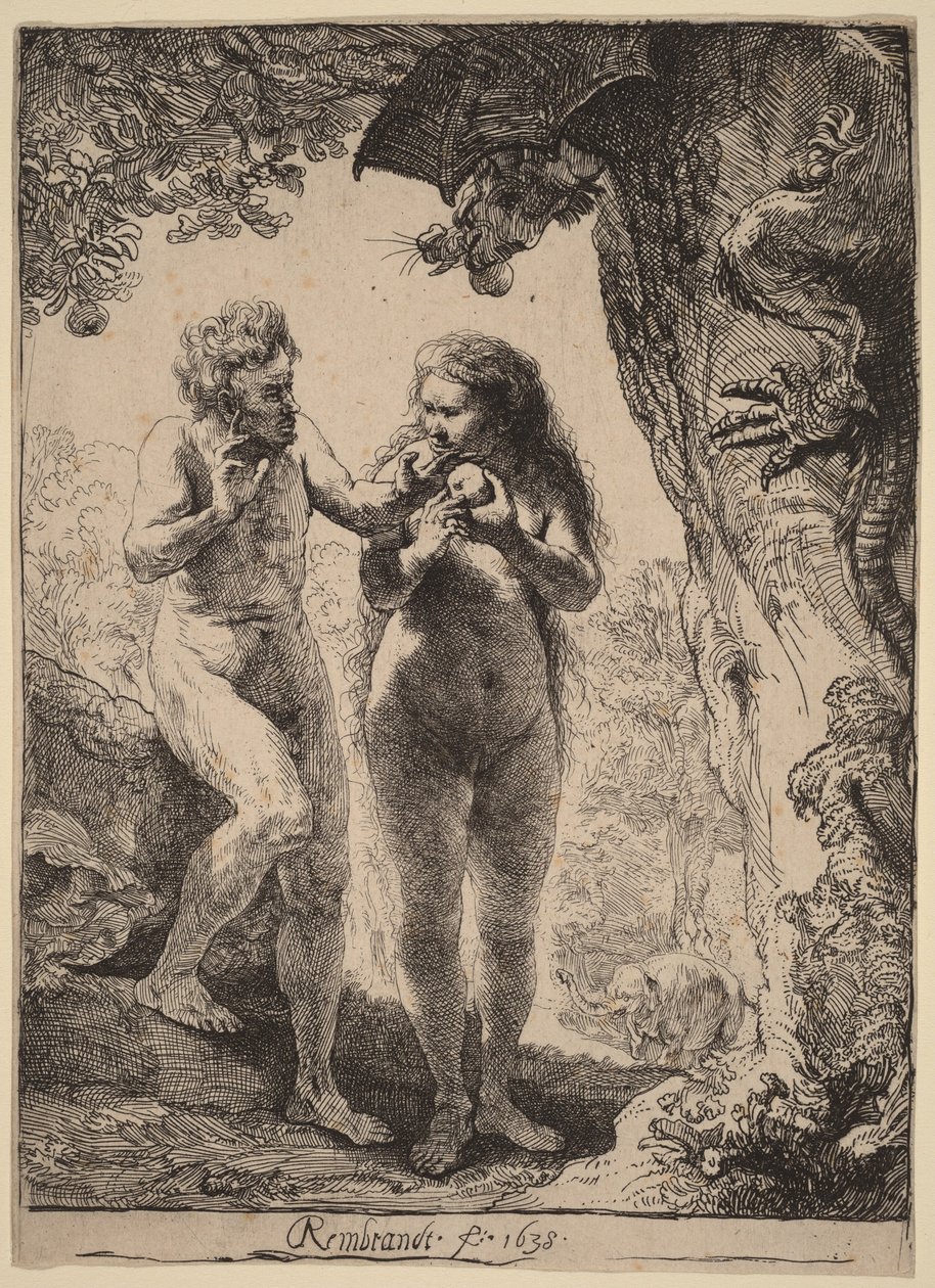 Adam og Eva av Rembrandt van Rijn