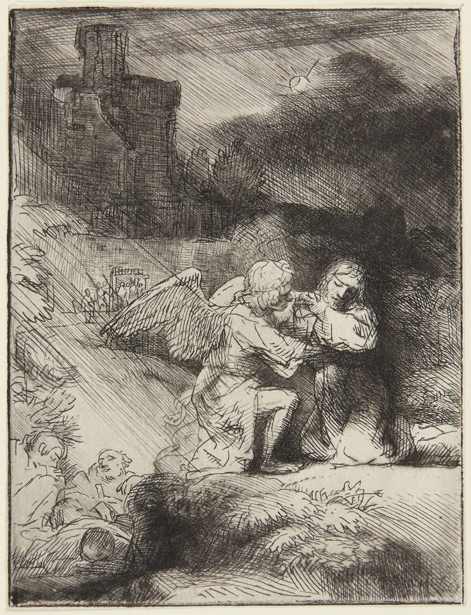 Smerten i hagen av Rembrandt van Rijn