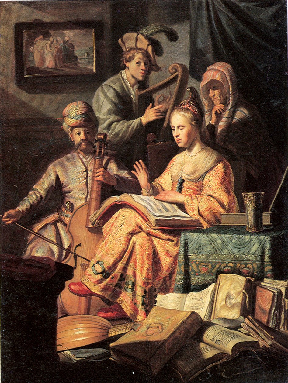 Allegory of Music, 1626 av Rembrandt van Rijn