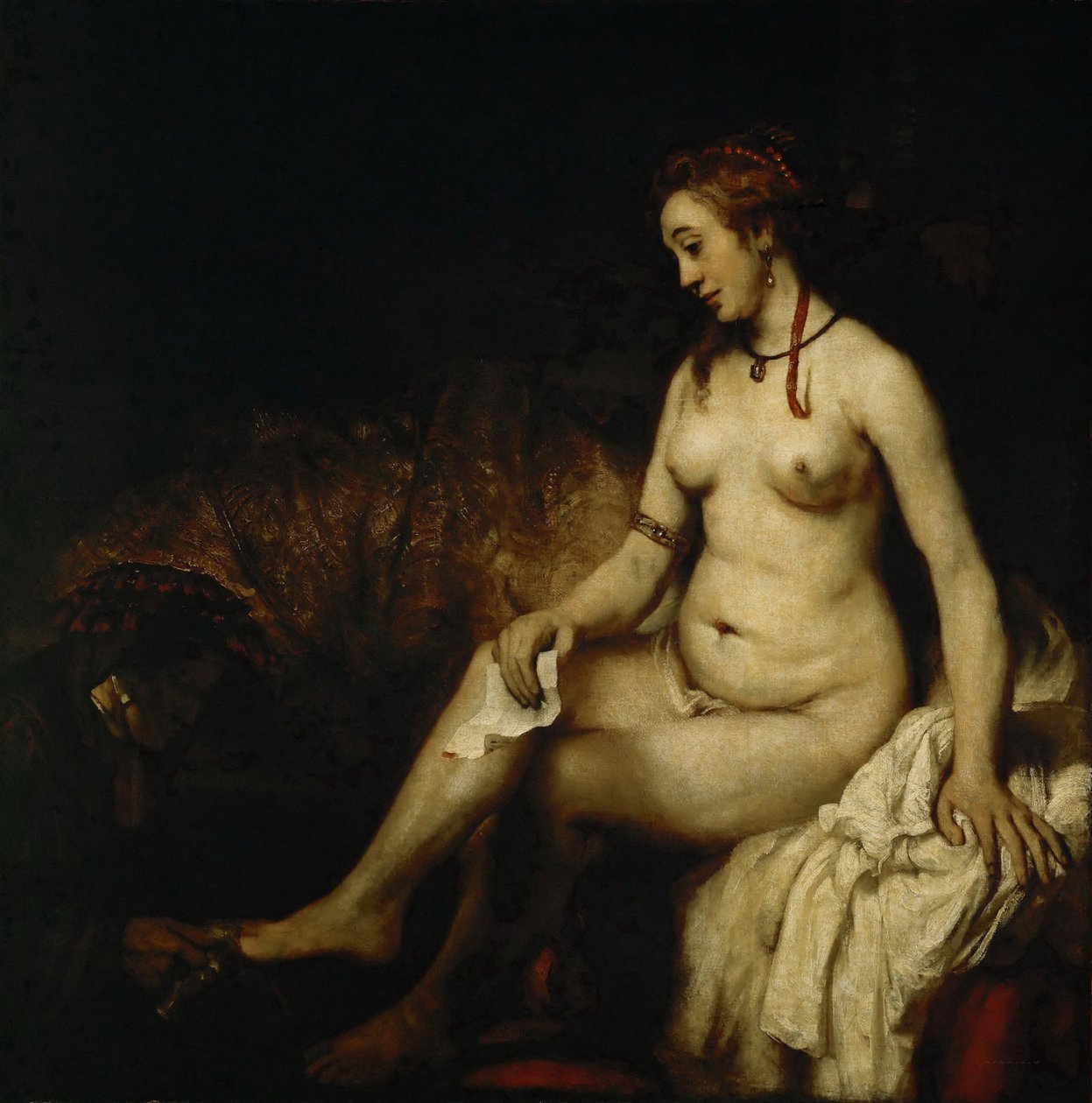 Bathsheba ved hennes bad Bathsheba med kong Davids brev av Rembrandt van Rijn