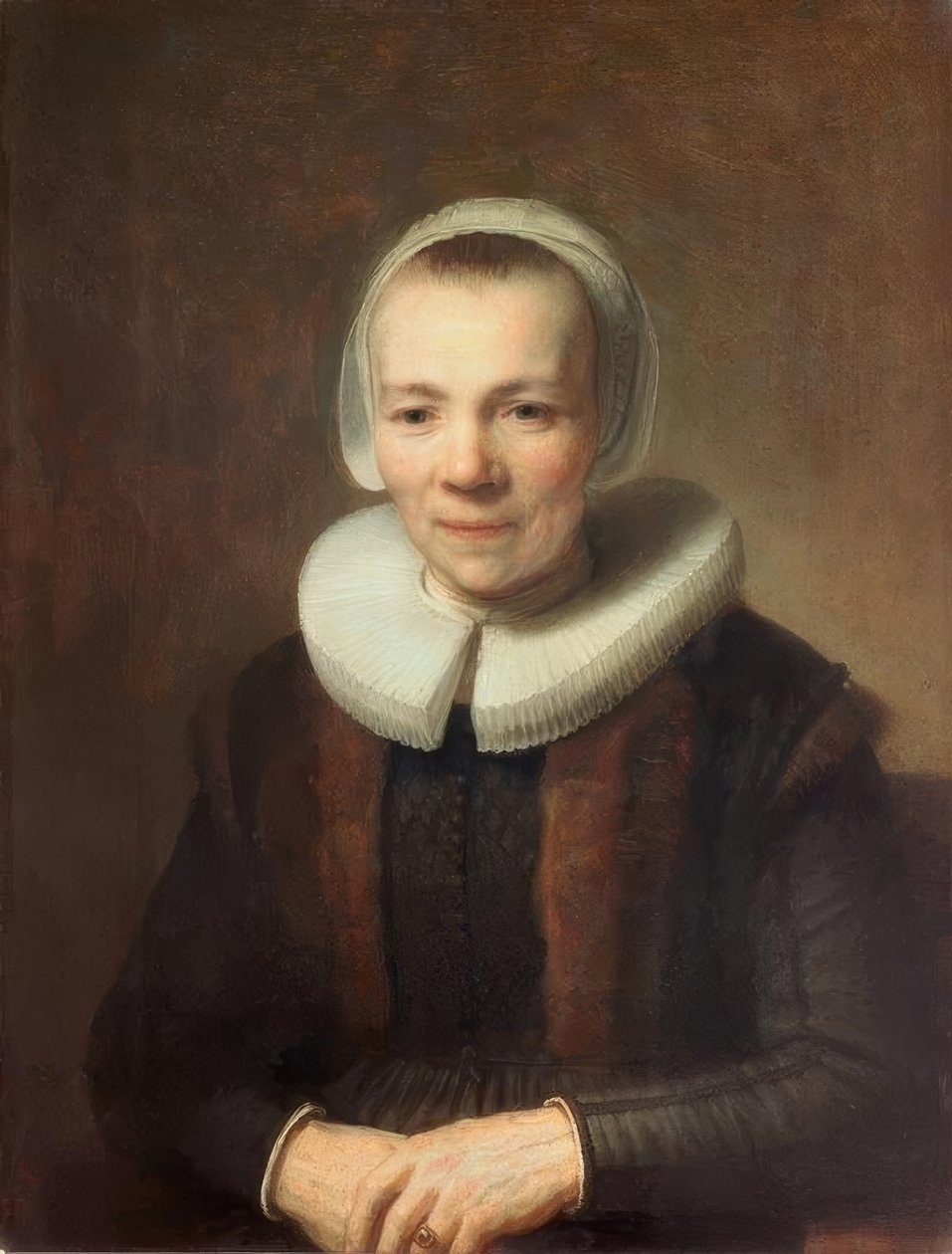 Portrett av Baertje Martens av Rembrandt van Rijn