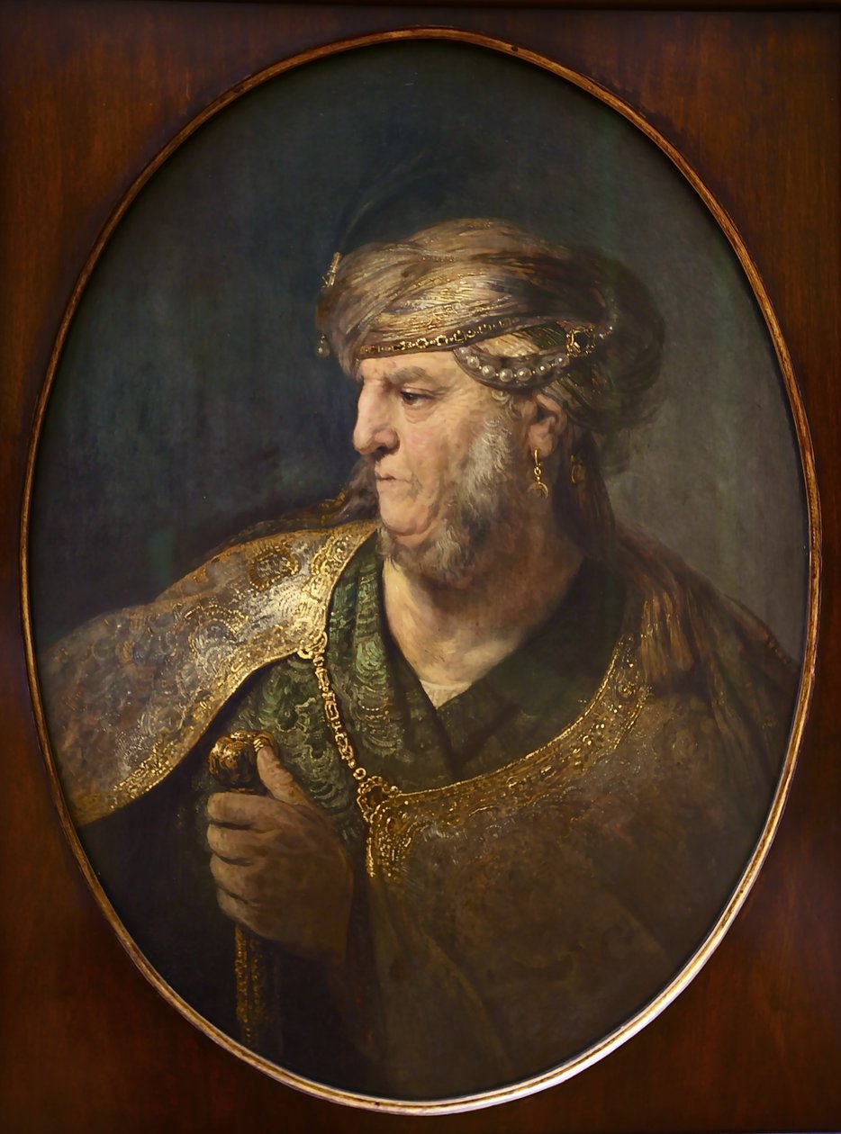 Byste av en mann i orientalsk kjole, 1633 av Rembrandt van Rijn