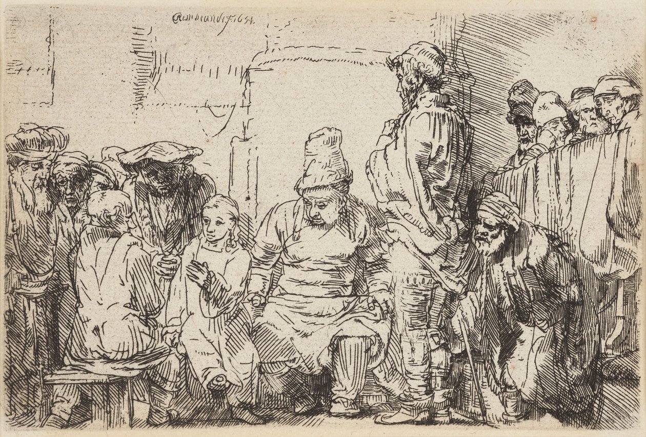 Kristus i diskusjon med de skriftlærde av Rembrandt van Rijn