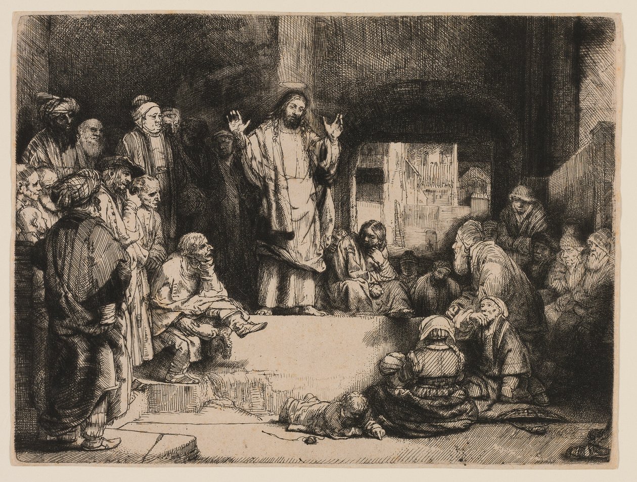 Kristus forkynnelse av Rembrandt van Rijn