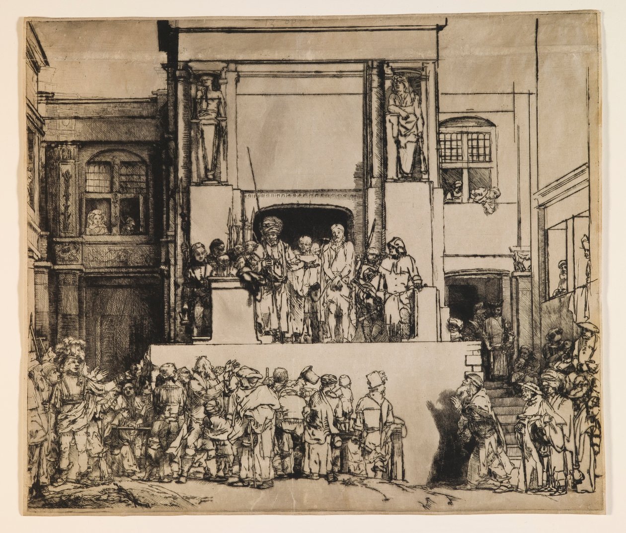 Kristus blir presentert for folket (Ecce Homo) av Rembrandt van Rijn