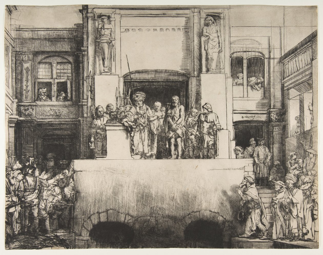 Kristus presentert for folket, 1655. av Rembrandt van Rijn