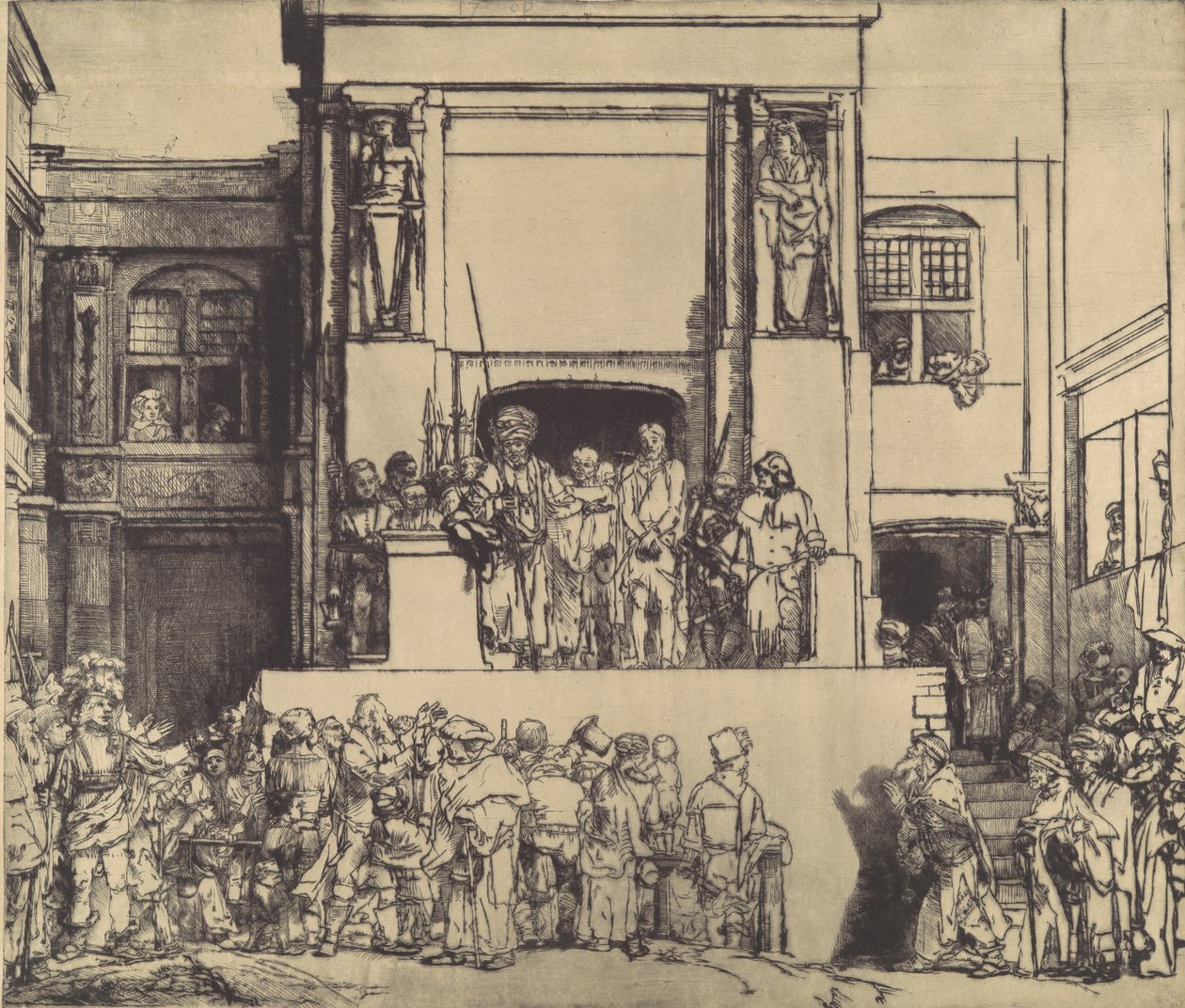 Kristus presentert for folket, 1655., 1655. av Rembrandt van Rijn