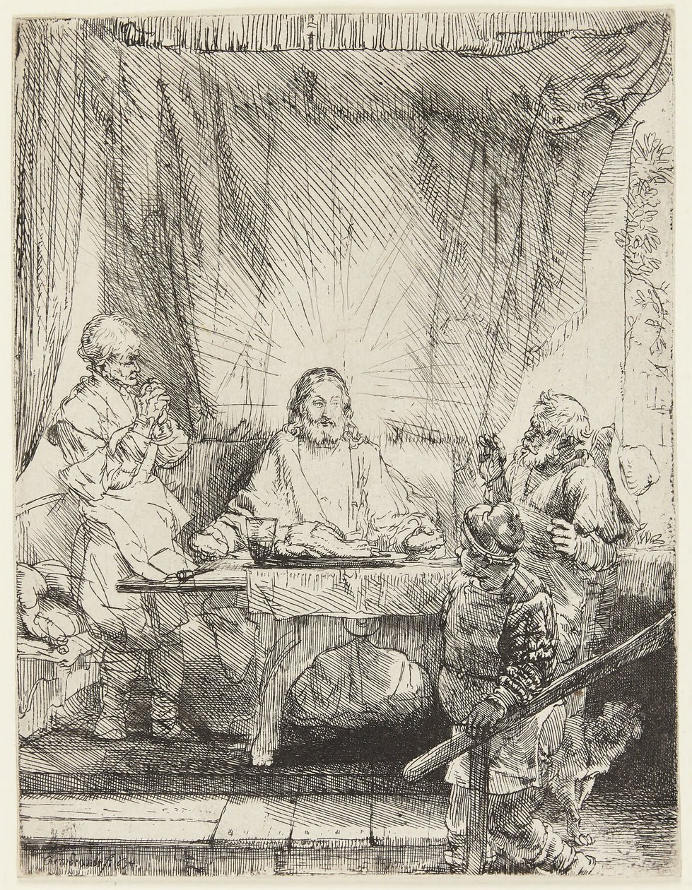 Kristus i Emmaus av Rembrandt van Rijn