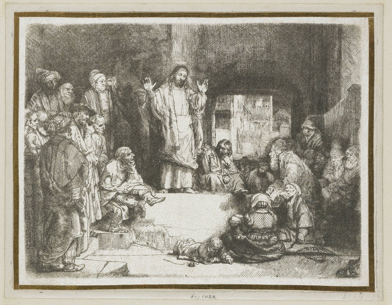 Kristus som forkynner («Den lille graven») av Rembrandt van Rijn