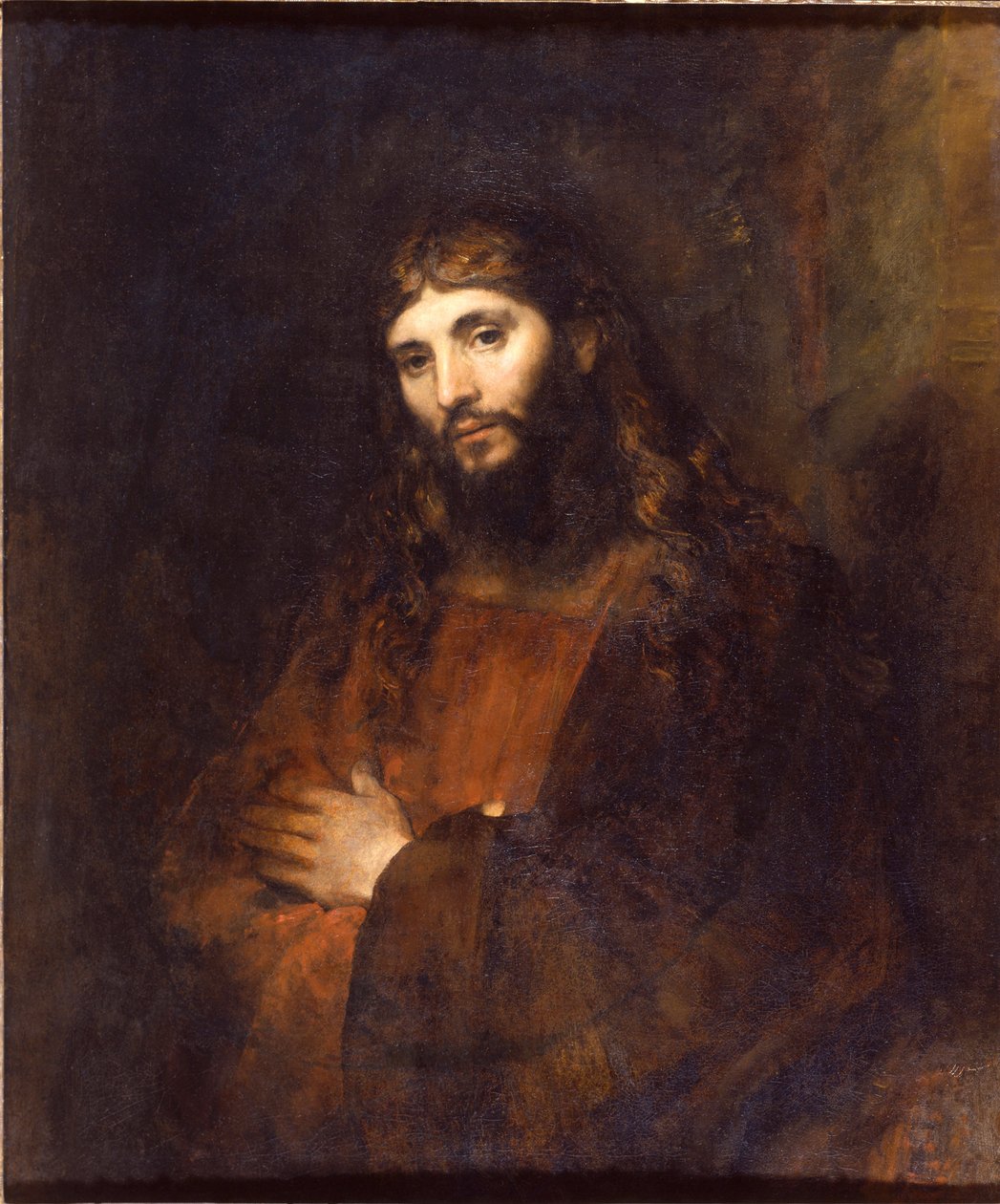 Kristus med armene foldet av Rembrandt van Rhijn (1606-1669) av Rembrandt van Rijn