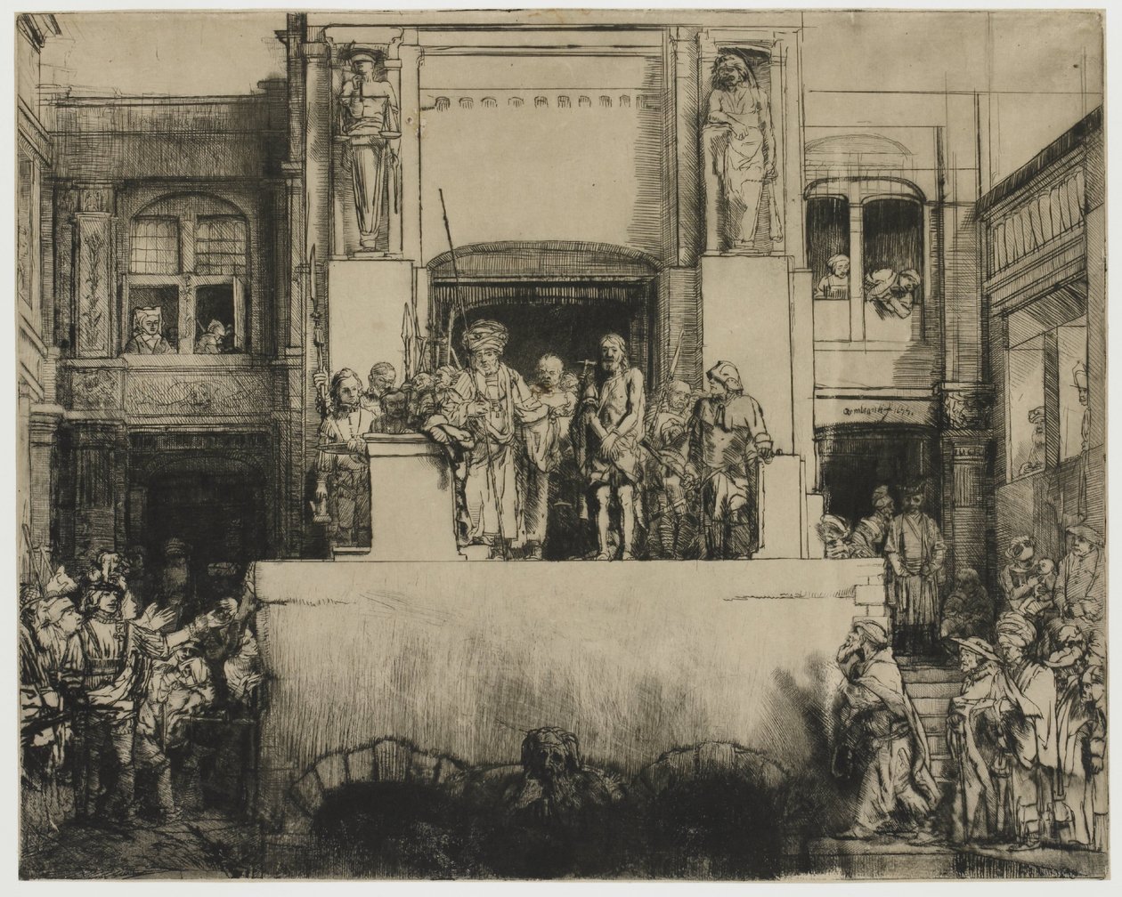Kristus vist frem for folket (Ecce Homo) av Rembrandt van Rijn