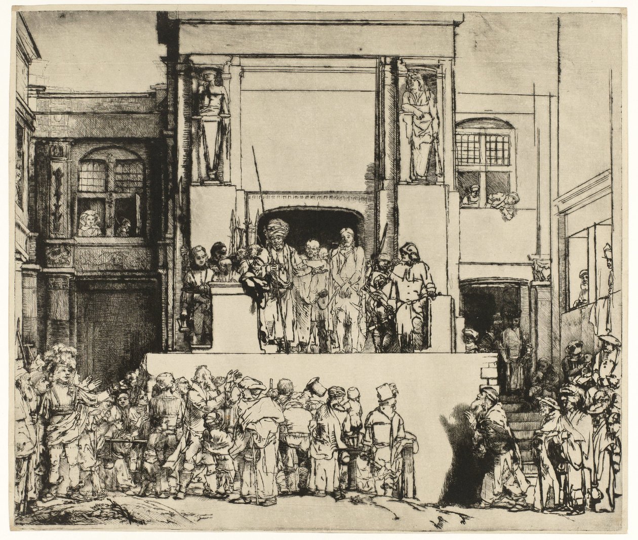 Kristus vist frem for folket (Ecce Homo) av Rembrandt van Rijn