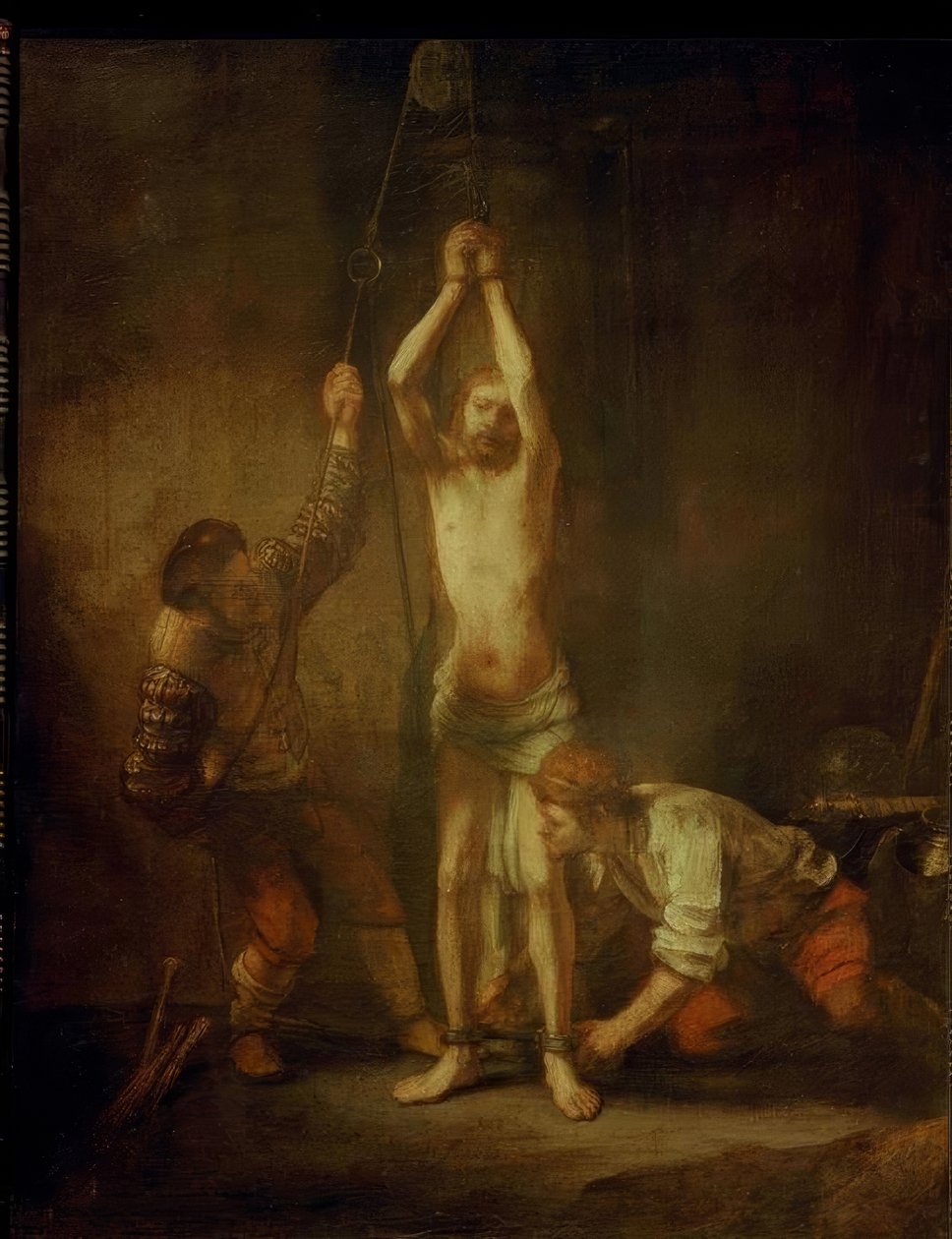 Kristus ved svøpestøtten av Rembrandt van Rijn