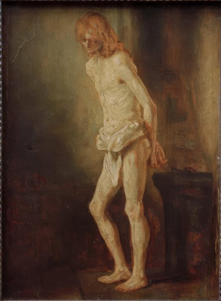 Kristus ved svøpestøtten av Rembrandt van Rijn
