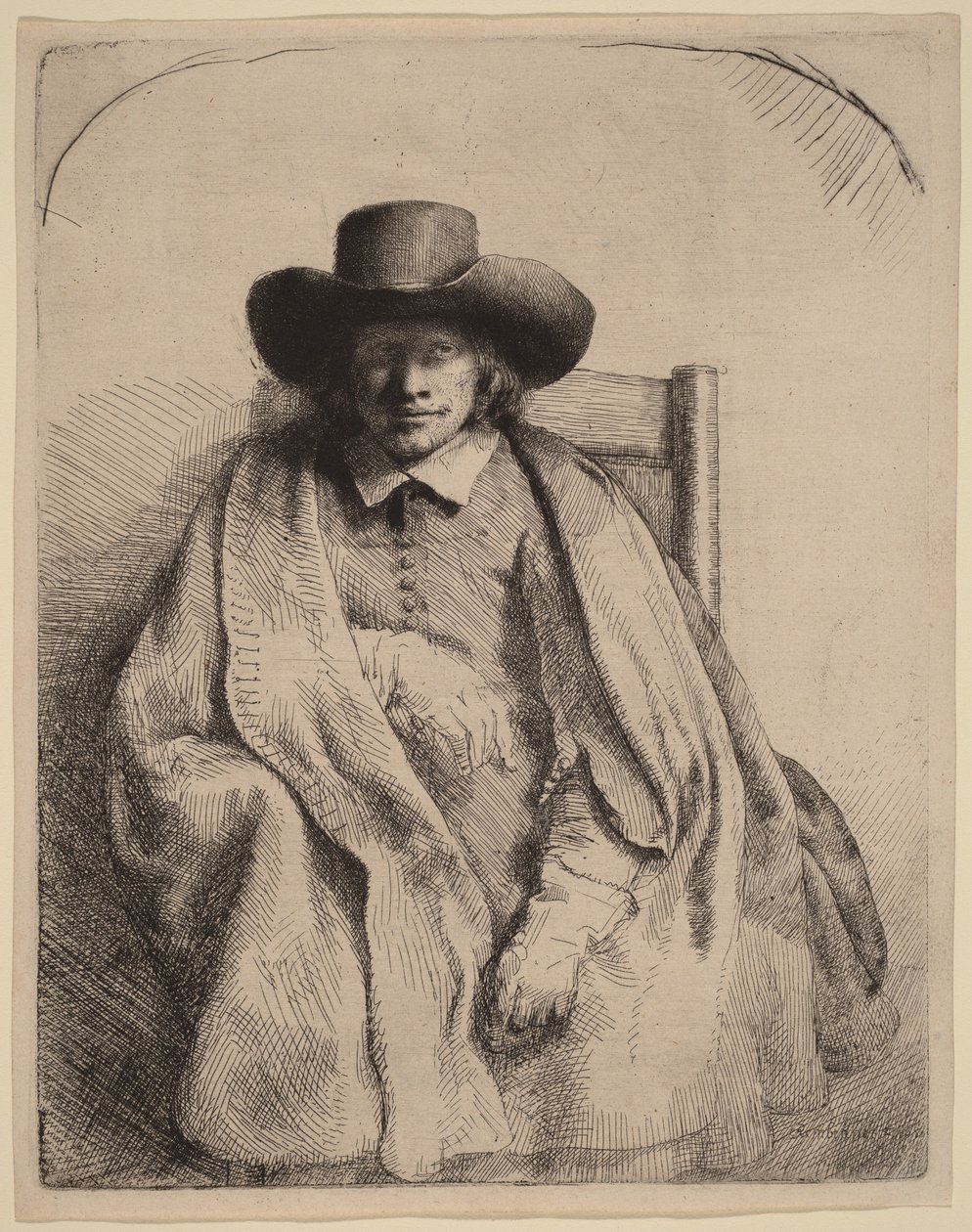 Clement de Jonghe av Rembrandt van Rijn