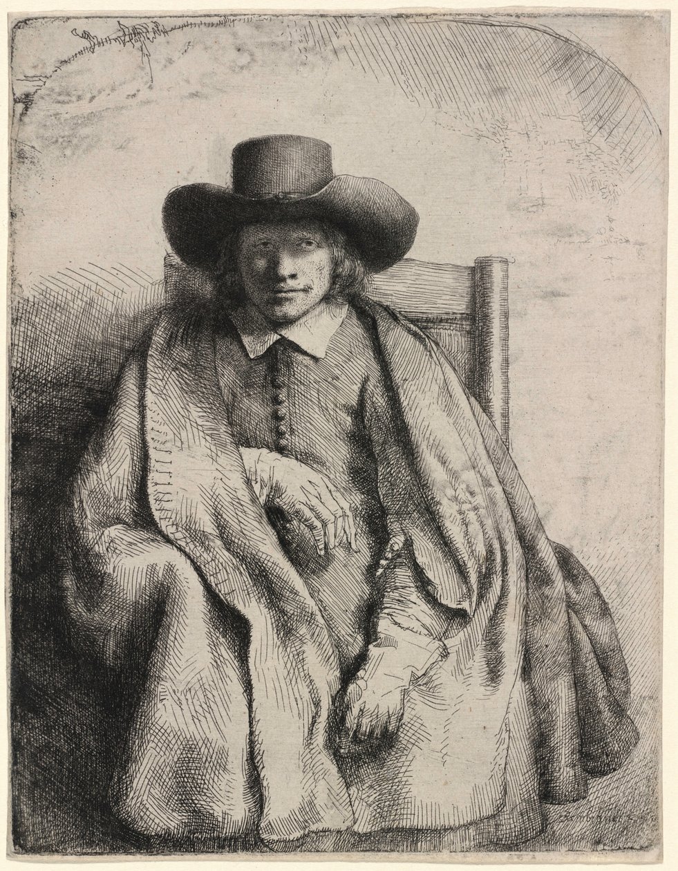 Clement de Jonghe av Rembrandt van Rijn