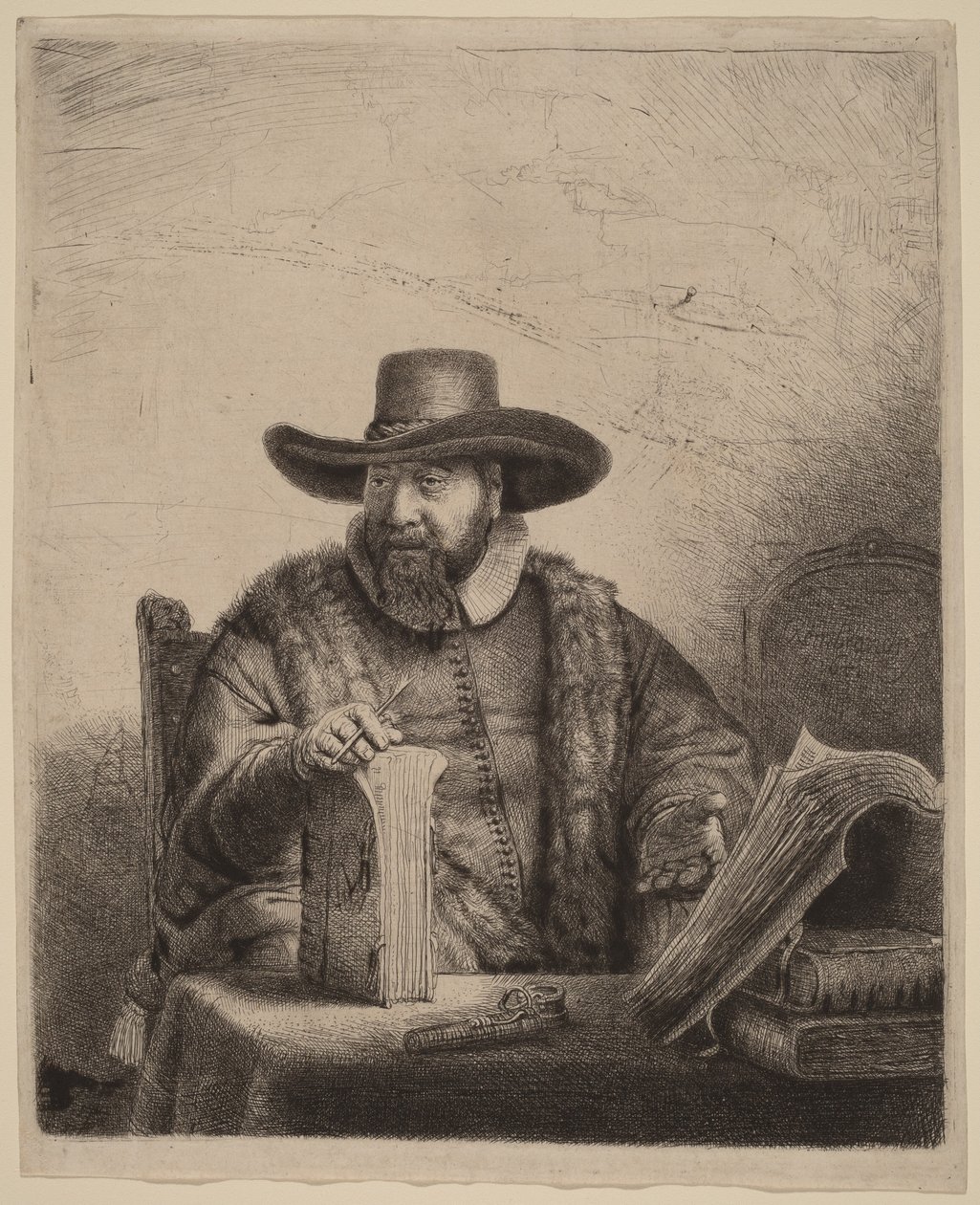 Cornelis Claesz Anslo av Rembrandt van Rijn