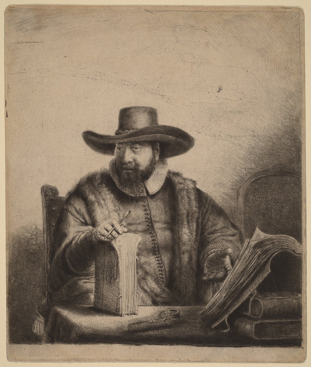 Cornelis Claesz Anslo av Rembrandt van Rijn