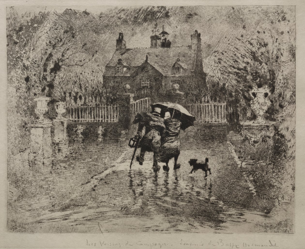 Landlige naboer av Rembrandt van Rijn
