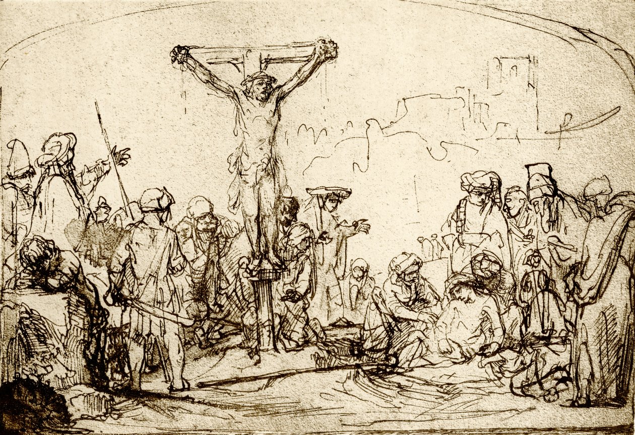 Korsfestelse av Rembrandt van Rijn