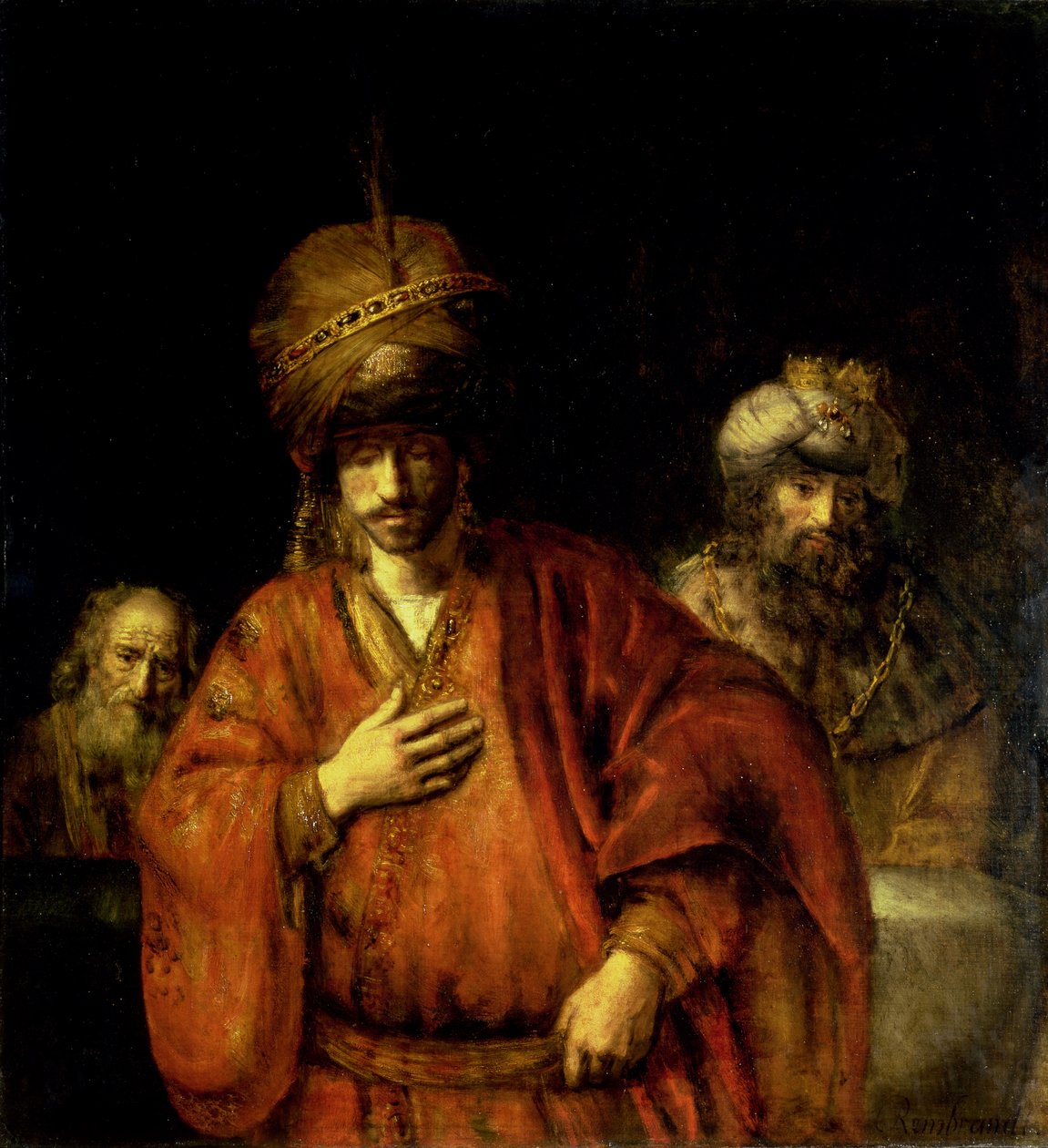 David og Uria av Rembrandt van Rijn