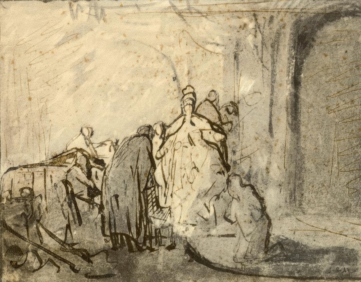 angrende Judas av Rembrandt van Rijn